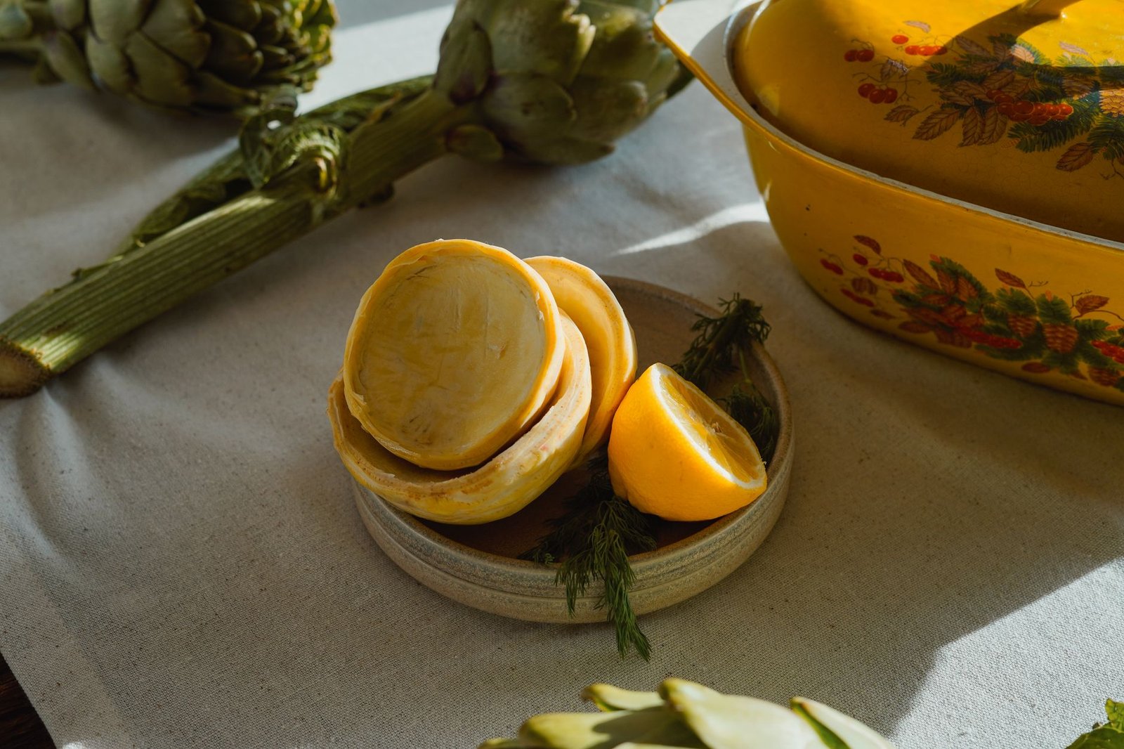 Delicious artichoke salad