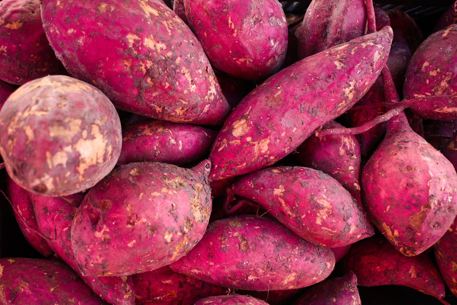 Nutrition facts label for sweet potatoes