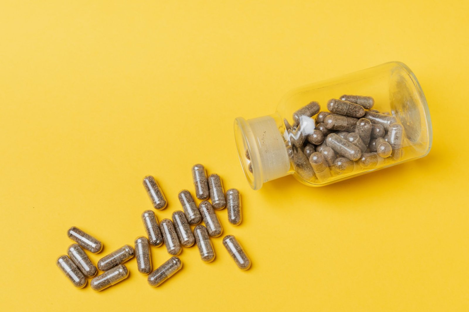 Photo of a daily supplement routine including Rhodiola Rosea